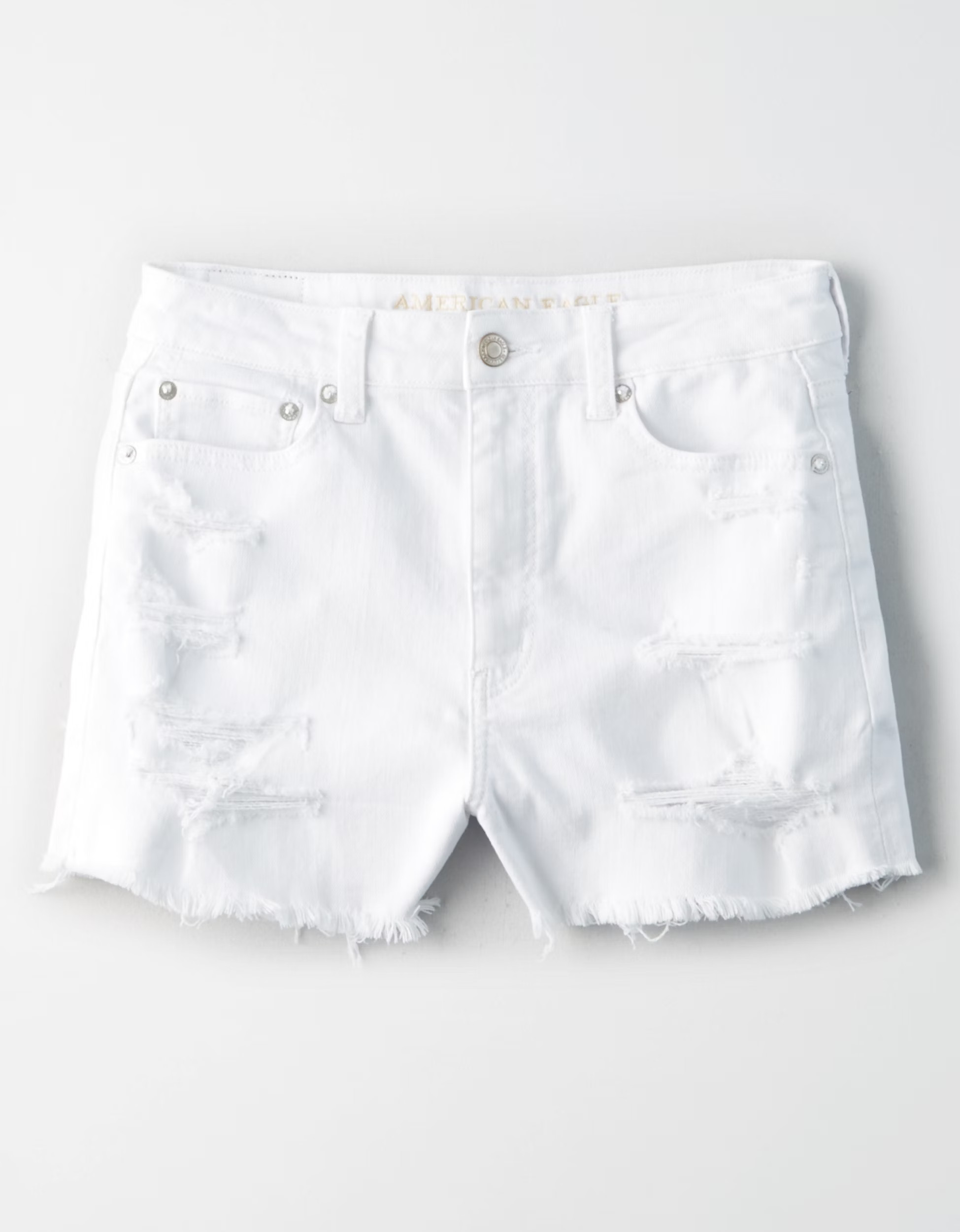 AE Mom Short, Bright White | American Eagle Outfitters (US & CA)
