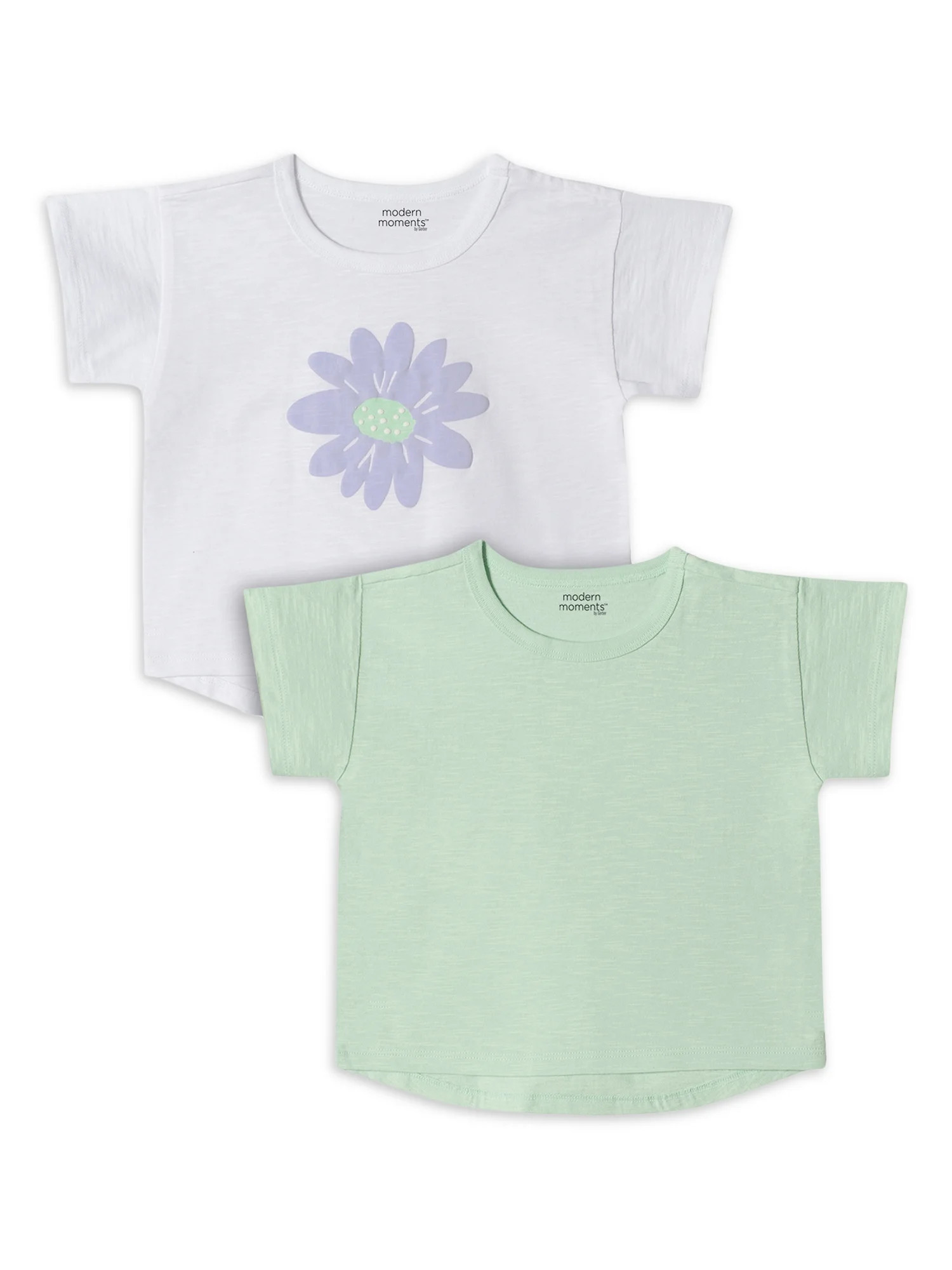 Modern Moments by Gerber Toddler Girls Top Set, 2-Piece, Sizes 12 Months-5T | Walmart (US)