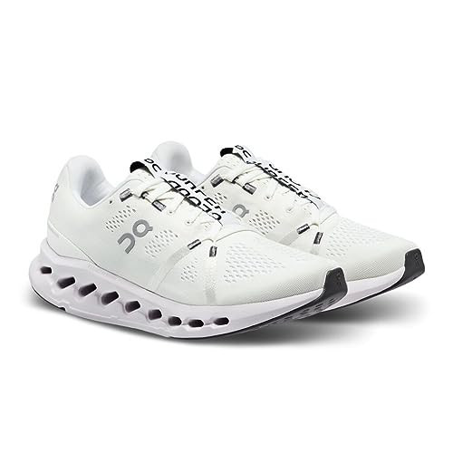 On Women's Cloudsurfer Sneaker, White/Frost, 9.5 | Amazon (US)