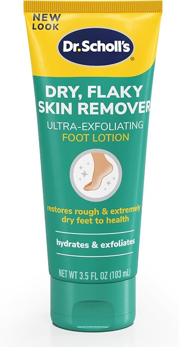 Dr. Scholl's Dry, Flaky Skin Remover Ultra Exfoliating Foot Lotion Cream, 3.5 oz, Moisturizer wit... | Amazon (US)