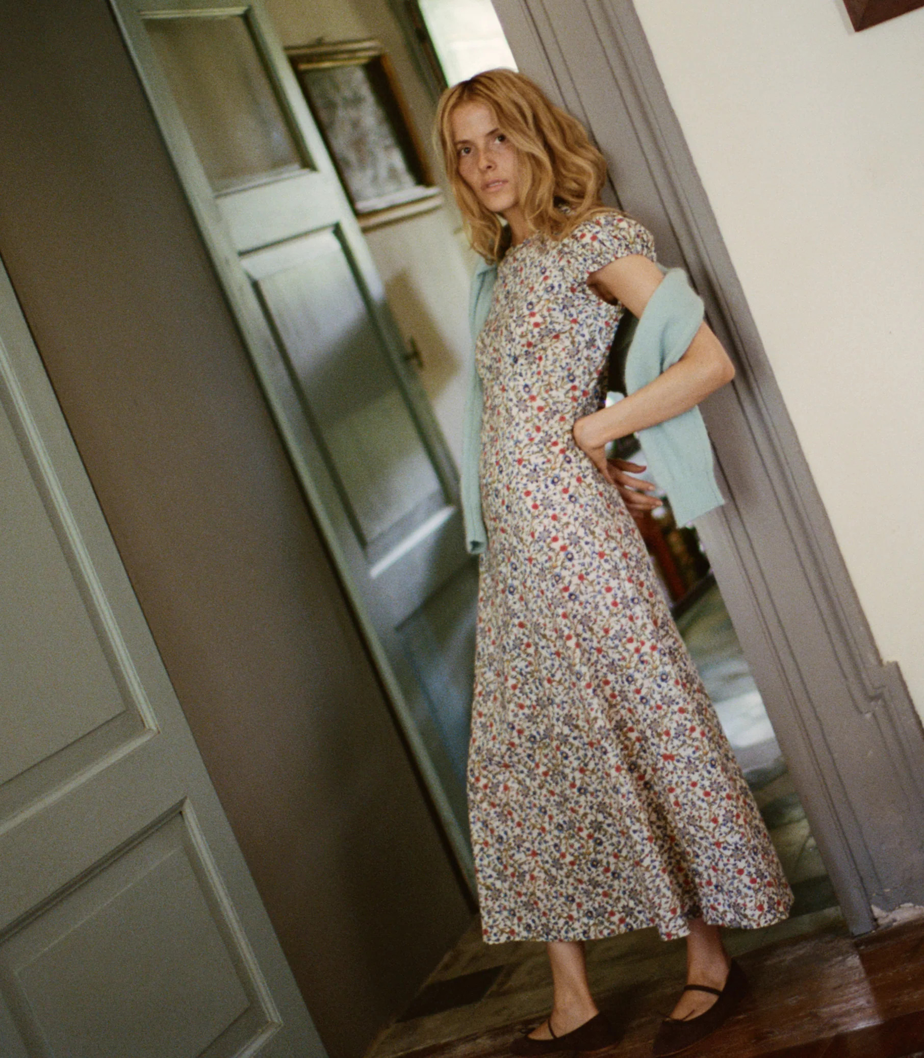 Rhodia Dress - Creme Prairie De Montagne | DÔEN | DOEN