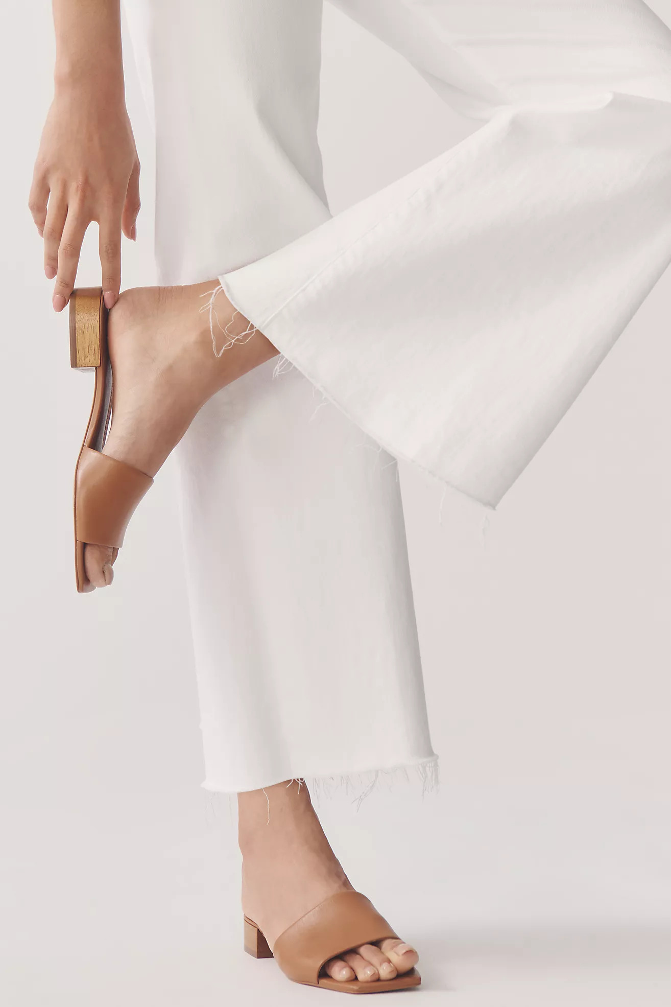 MOTHER The Hustler Roller High-Rise Ankle Jeans | Anthropologie (US)