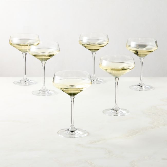 Stella Coupe Glasses Set of 6 | CB2