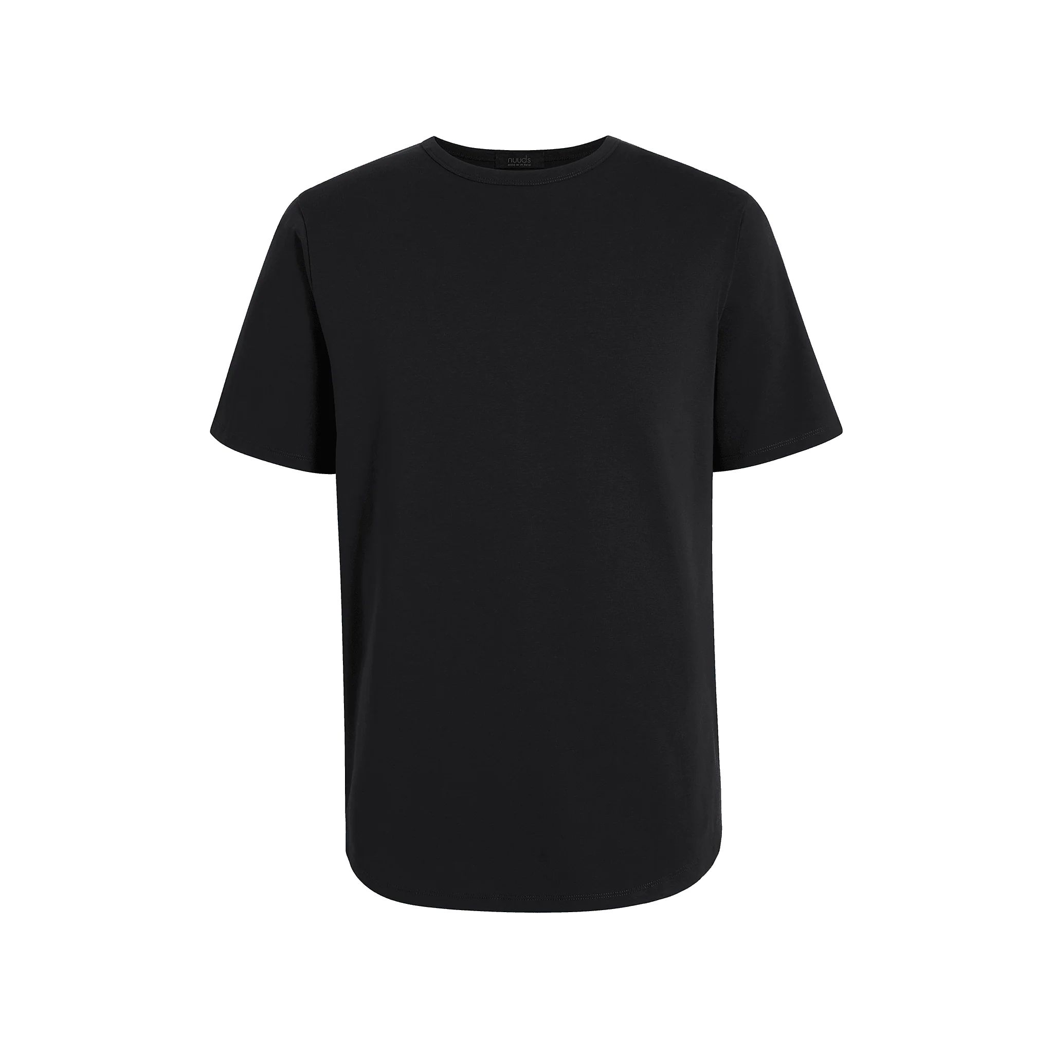 Short Sleeve Curved Hem T-Shirt | nuuds