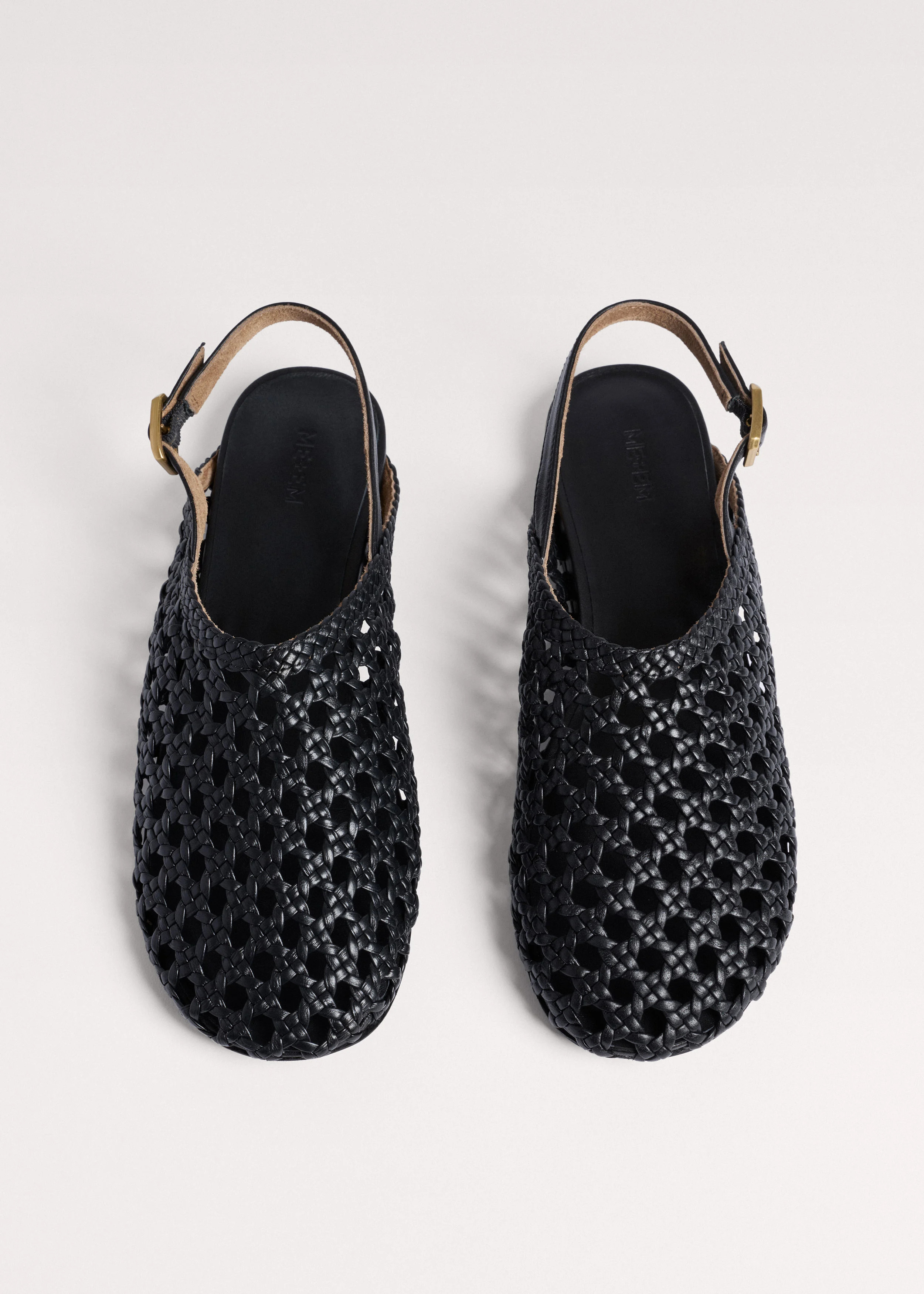 Woven Slingback Shoe Italian Leather | ME+EM US