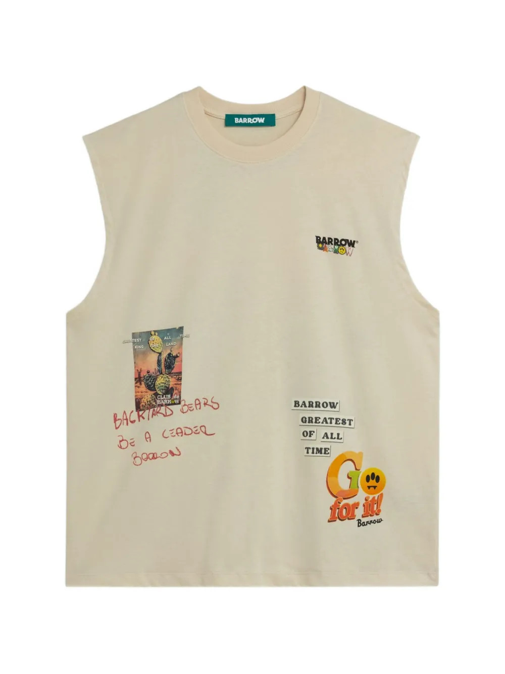 BARROWgraphic crew-neck tank top | Farfetch Global
