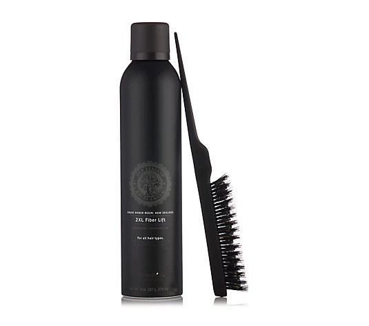 Tweak'd by Nature 2XL Fiber Lift Dry Volumising Spray with Teasing Brush - QVC UK | QVC UK