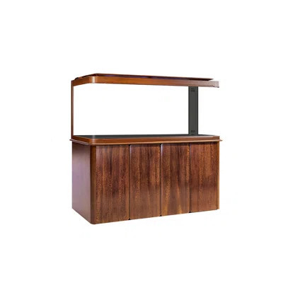 Brown Wood Grain Rectangular Eco Aquarium Tank | Wayfair North America