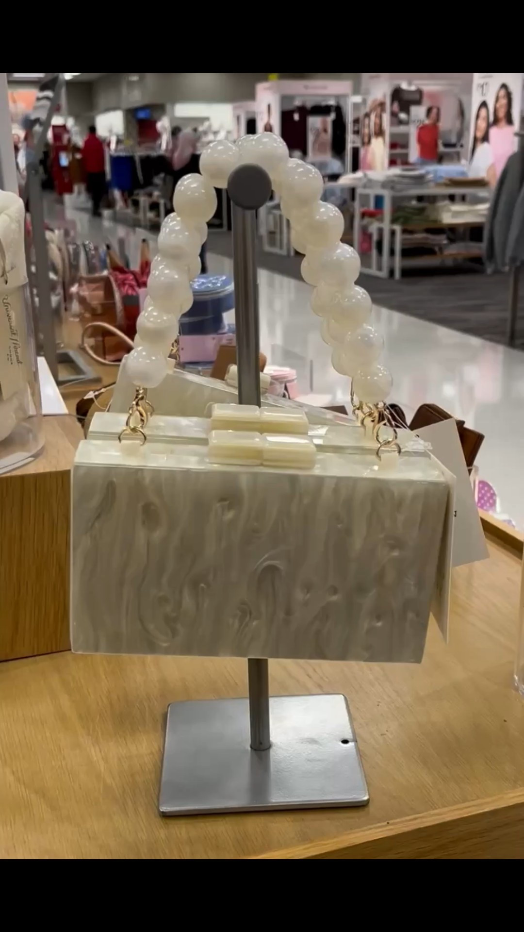 This cream acrylic clutch is still available at Target!

#LTKWedding #LTKStyleTip #LTKItBag