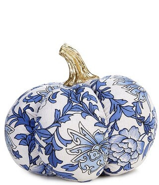 Harvest Collection Chinoiserie-Inspired Medium Tufted Pumpkin | Dillard's