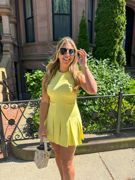 Spring outfit, yellow dress, gold buttons, dolce vita, Boston 

#LTKStyleTip #LTKTravel #LTKSaleAlert