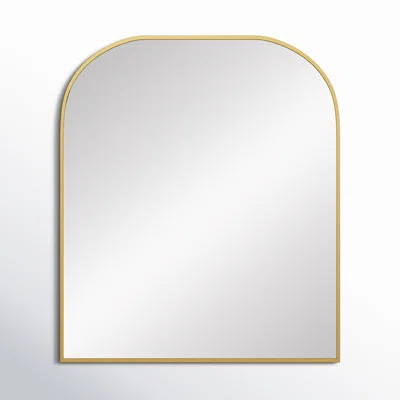 Sabine Metal Wide Arch Wall Mirror | Wayfair North America