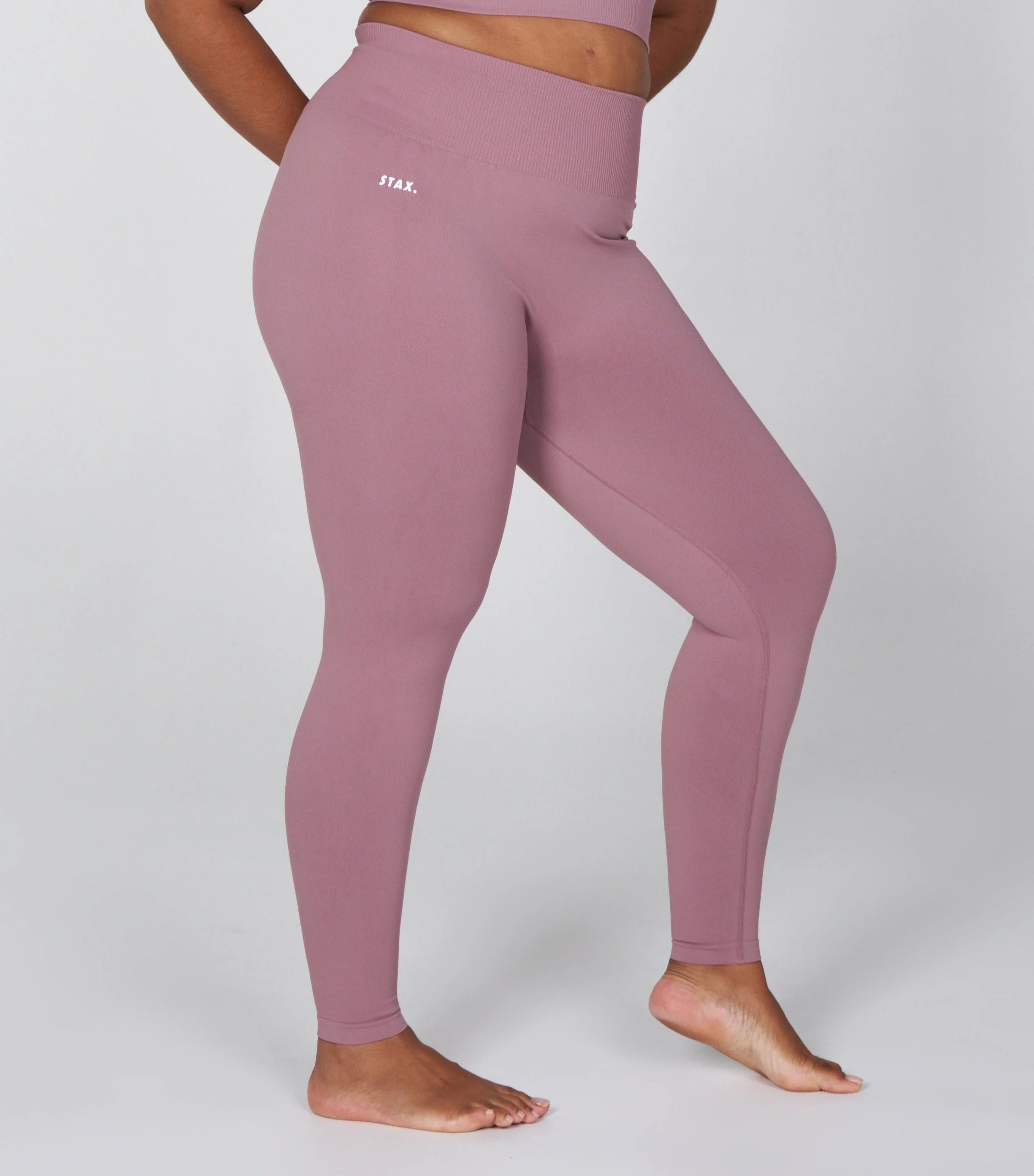 STAX. PSF Full Length Tights - Dusty Rose | STAX.