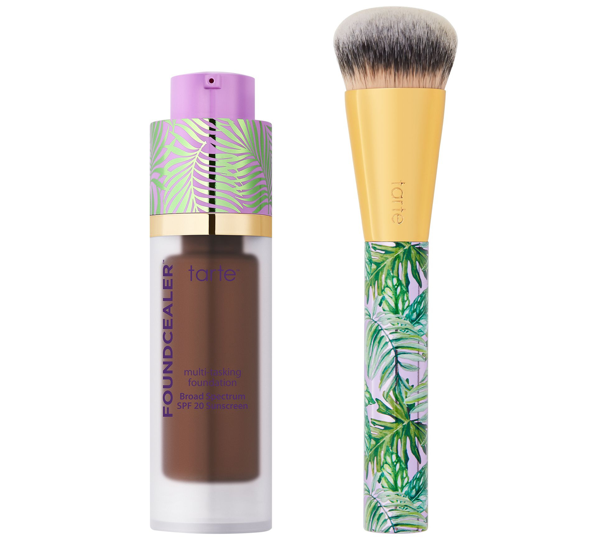 tarte Foundcealer Multi-Tasking Foundation with Brush | QVC