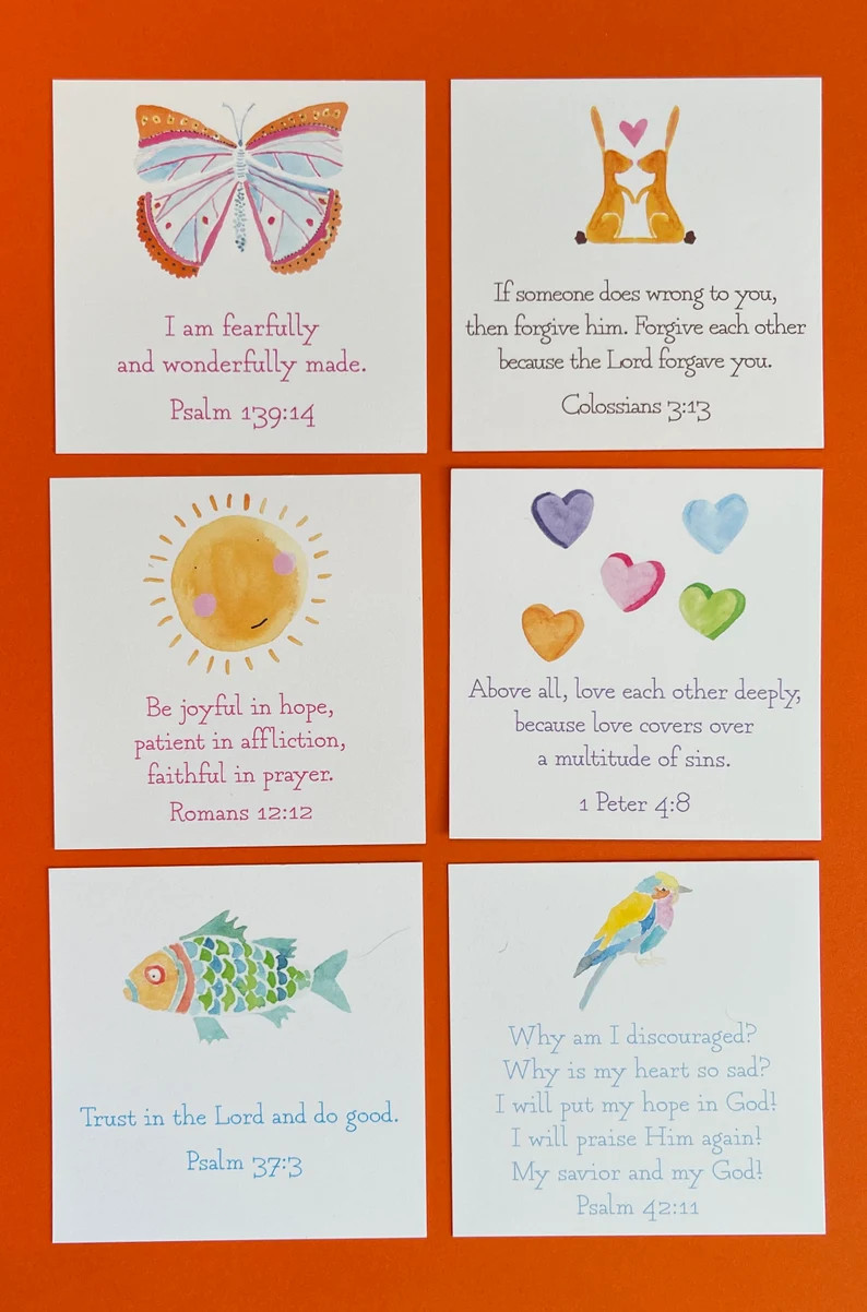 Weekday Wishes: Scripture Cards for God's Children of All | Etsy | Etsy (US)