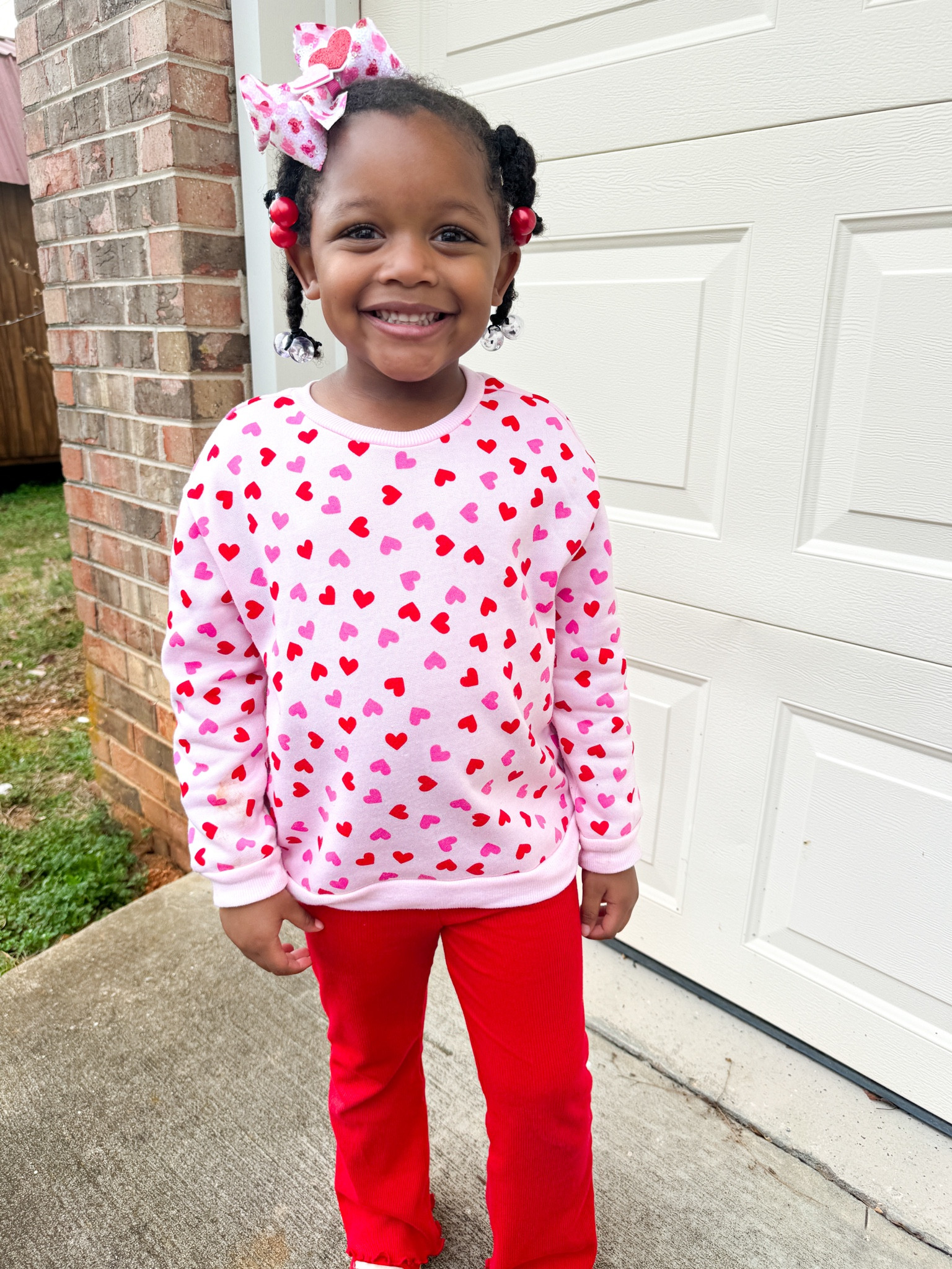 Favorite Walmart find of the week! Lots of love for this adorable crewneck. On sale for $7!!! Wearing 5T ❤️🩷 
Valentine’s Day • Toddler Girl • Kids clothes • Valentine Outfit • Gifts for herr

#LTKKids #LTKSeasonal #LTKSaleAlert