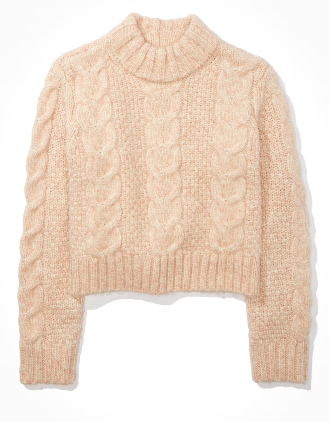 AE Soft & Cozy Mock Neck Sweater | American Eagle Outfitters (US & CA)