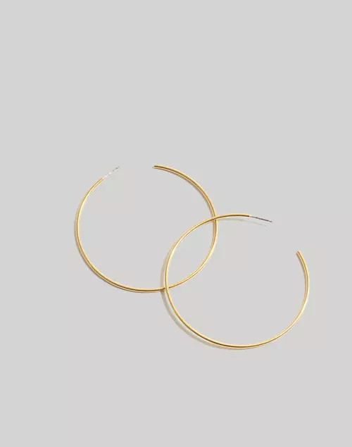 Oversized Hoop Earrings | Madewell