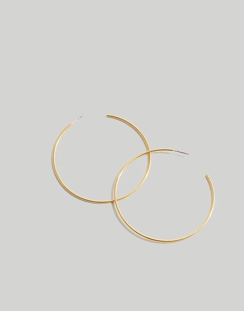 Oversized Hoop Earrings | Madewell