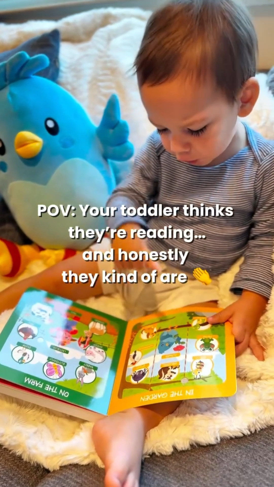 We recently added a couple of Ditty Bird books to our collection (thank you @dittybirdbooks 💛), and they’ve quickly become a favorite around here.

Each page plays music or first words with just a button press — which means even toddlers can “read” them all by themselves. It’s such a fun way to build early language skills through music and repetition — and let’s be honest, anything they can do independently is a win for everyone. ✨

They feel proud, I get a few bonus minutes, and we both walk away happy.

#dittybird #independentplay #musicalbooks #firstwordsbook #earlylearningfun #preschoolbooks #toddlerreads #readaloudtime #earlyliteracy #toddler #book #read #gifted

#LTKKids #LTKFamily