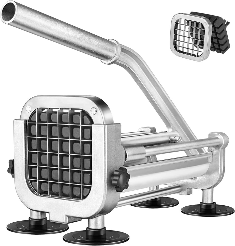 French Fry Cutter, Ruooson Professional Potato Cutter Slicer with 1/2 In Stainless Steel Blades, ... | Amazon (US)