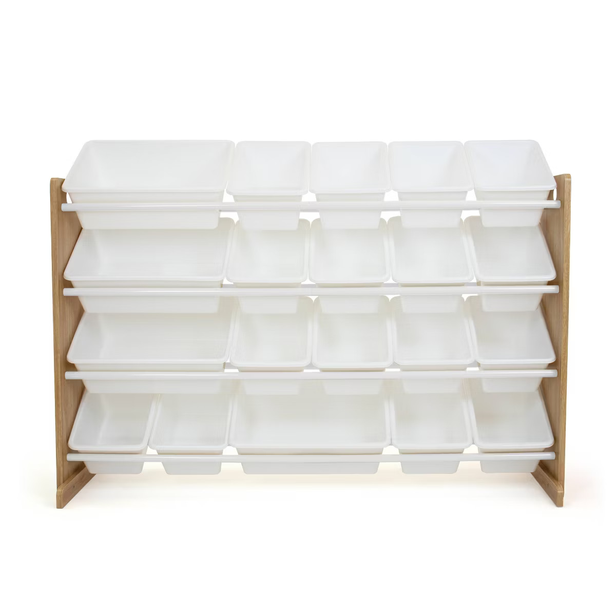 Journey Extra Large Kids' Toy Storage Organizer with 20 Storage Bins Natural/White - Humble Crew | Target