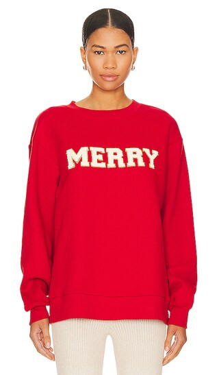 Dawn Sweatershirt in Merry Red | Revolve Clothing (Global)