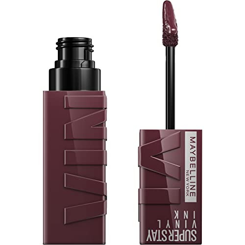 Maybelline Super Stay Vinyl Ink Longwear No-Budge Liquid Lipcolor Makeup, Highly Pigmented Color and Instant Shine, Fearless, Brown Lipstick, 0.14 fl oz, 1 Count | Amazon (US)