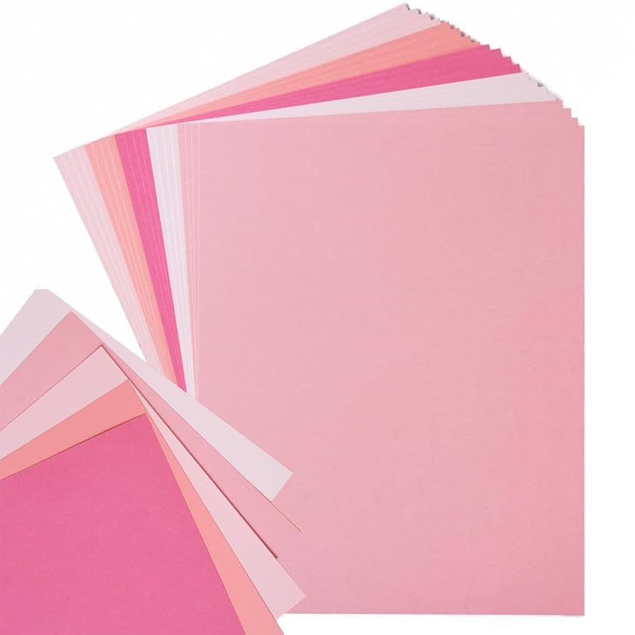 30 Sheets 8.5x11 Color Tones Cardstock Paper 250GSM Thick Paper Cards for Birthday Party, Invitat... | Amazon (US)