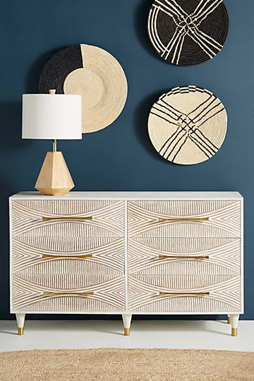 Carved Thalia Six-Drawer Dresser | Anthropologie (US)