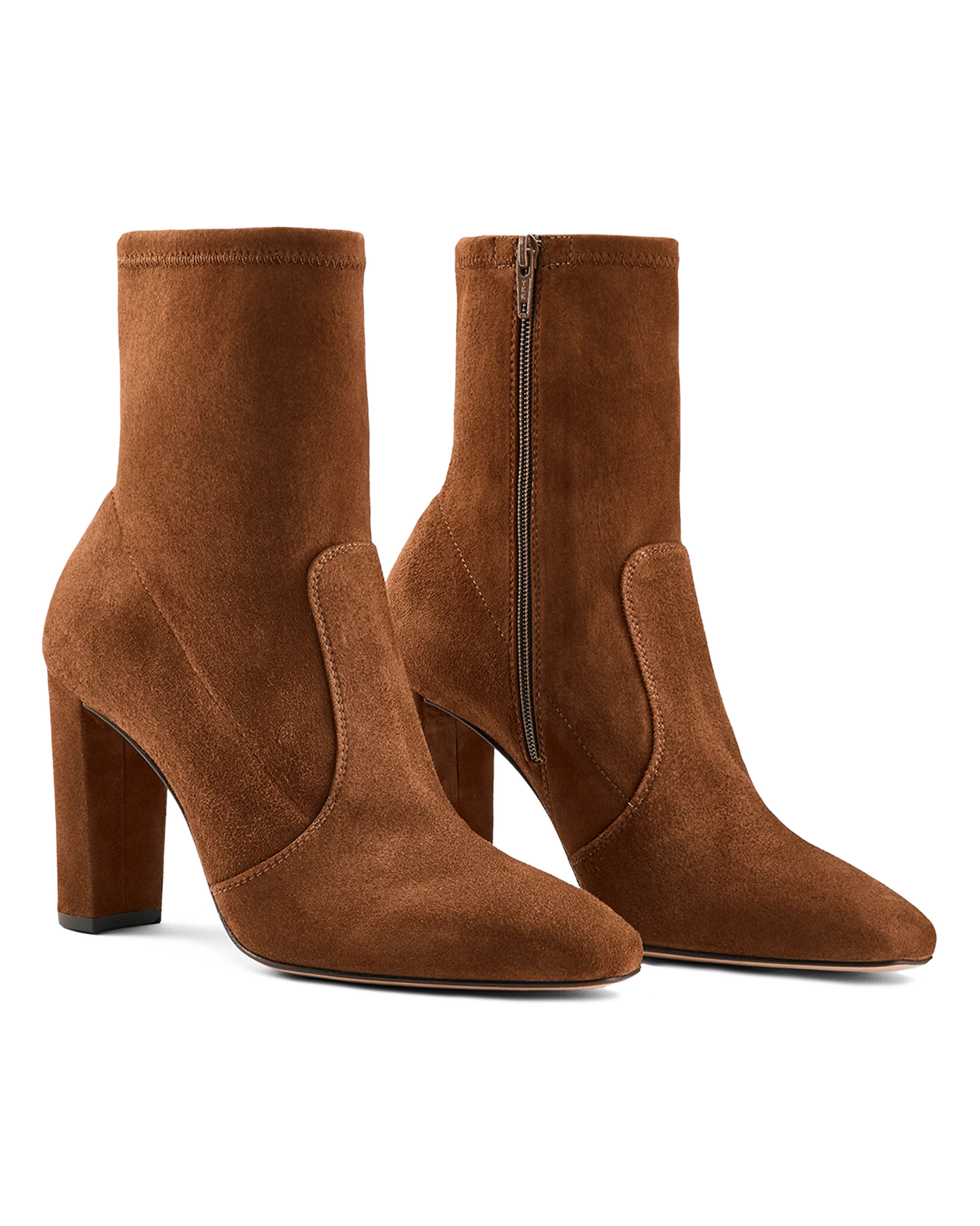Paz 90 Stretch: Rye Suede | Inez Shoes, LLC