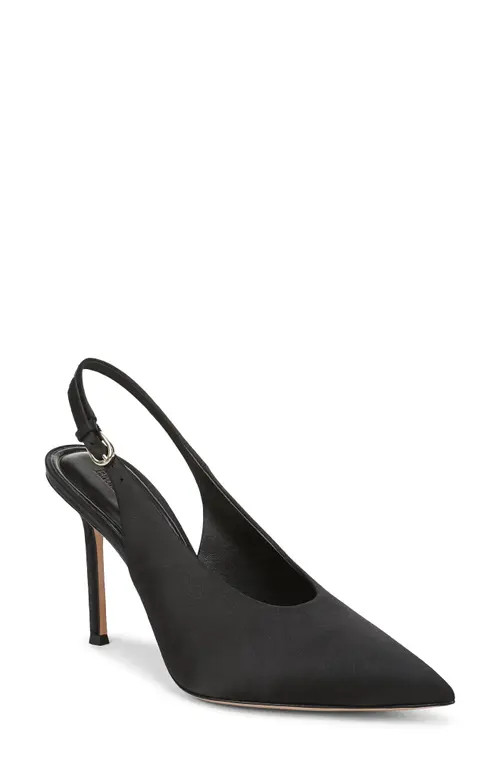 Favorite Daughter Remy Pointed Toe Slingback Sandal in Black at Nordstrom, Size 10 | Nordstrom