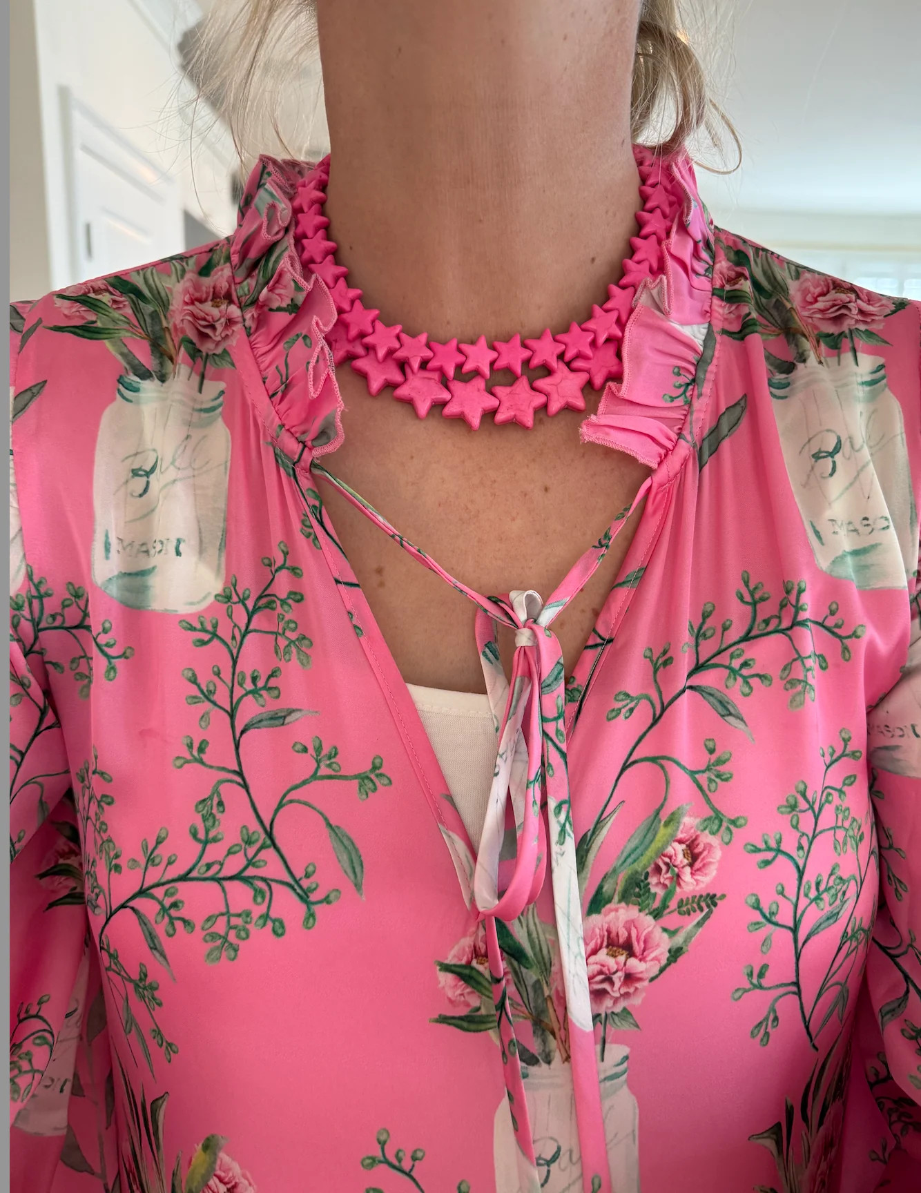 Sea Star Necklace - Large - Bubble Gum Pink | Smith and Co. Jewel Design
