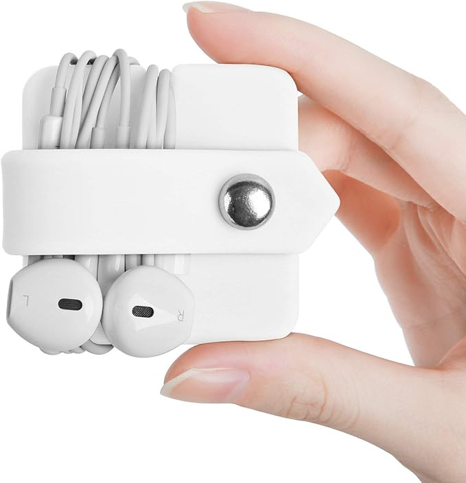 ELFRhino Silicone Earphone Organizer Earphone Wrap Winder Headphone Cord Organizer Wrap Winder Ma... | Amazon (US)