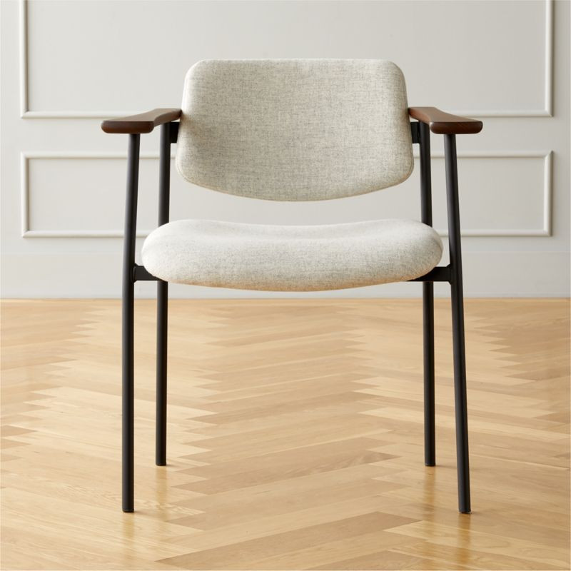 Warren Beige Armchair + Reviews | CB2 | CB2