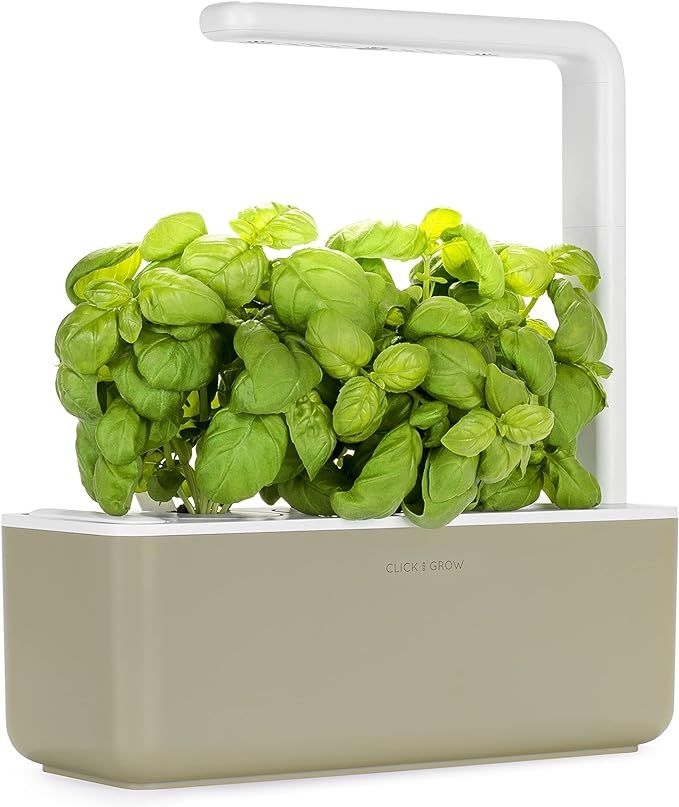 Click & Grow Indoor Herb Garden Kit with Grow Light | Smart Garden for Home Kitchen Windowsill | ... | Amazon (US)