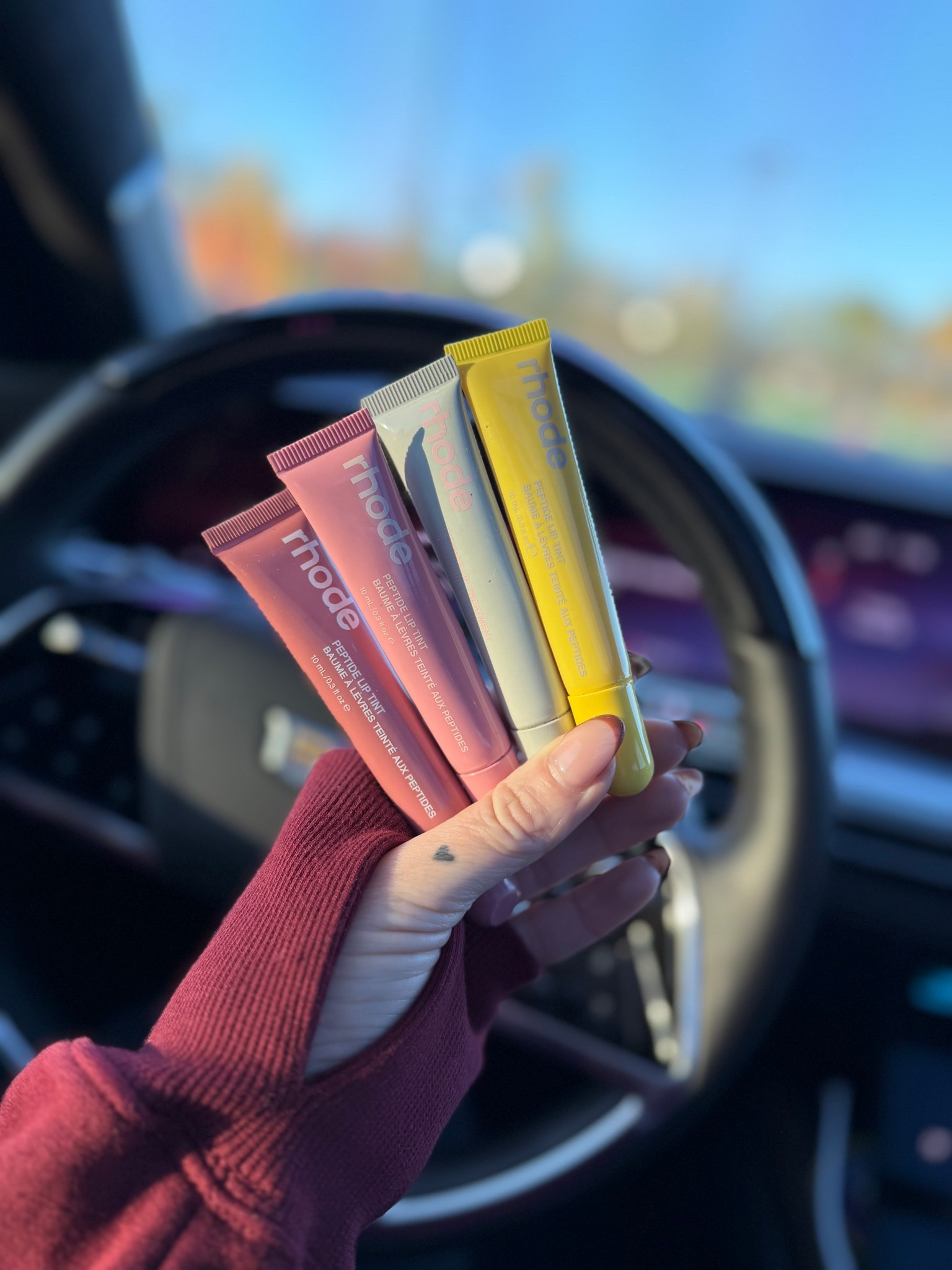 Rhode lip gloss is an addiction
Peptide lip tint gloss for lips 
Sephora finds 