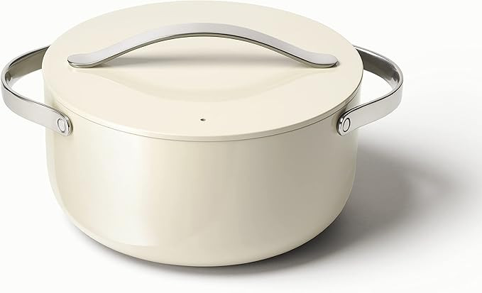 Caraway Nonstick Ceramic Dutch Oven Pot with Lid (6.5 qt, 10.5") - Non Toxic, PTFE & PFOA Free - ... | Amazon (US)