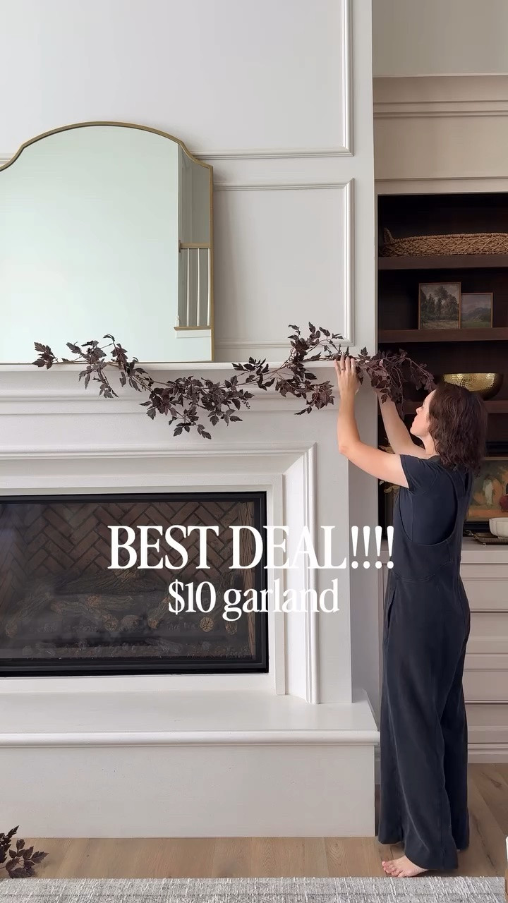 WON’T LAST!!

you can use to recreate my mantle look. 💕 **Be sure to clip the digital coupon to get the $10/strand deal!!** This deal absolutely will not last!! ✨

I’ve used this garland for two years now, and it is STUNNING! I use four strands for my massive mantle for this look.

#LTKHome #LTKSeasonal #LTKSaleAlert