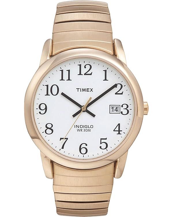 Timex® Men's Easy Reader Gold-Tone Expansion Band Watch #T2H301 | Amazon (US)