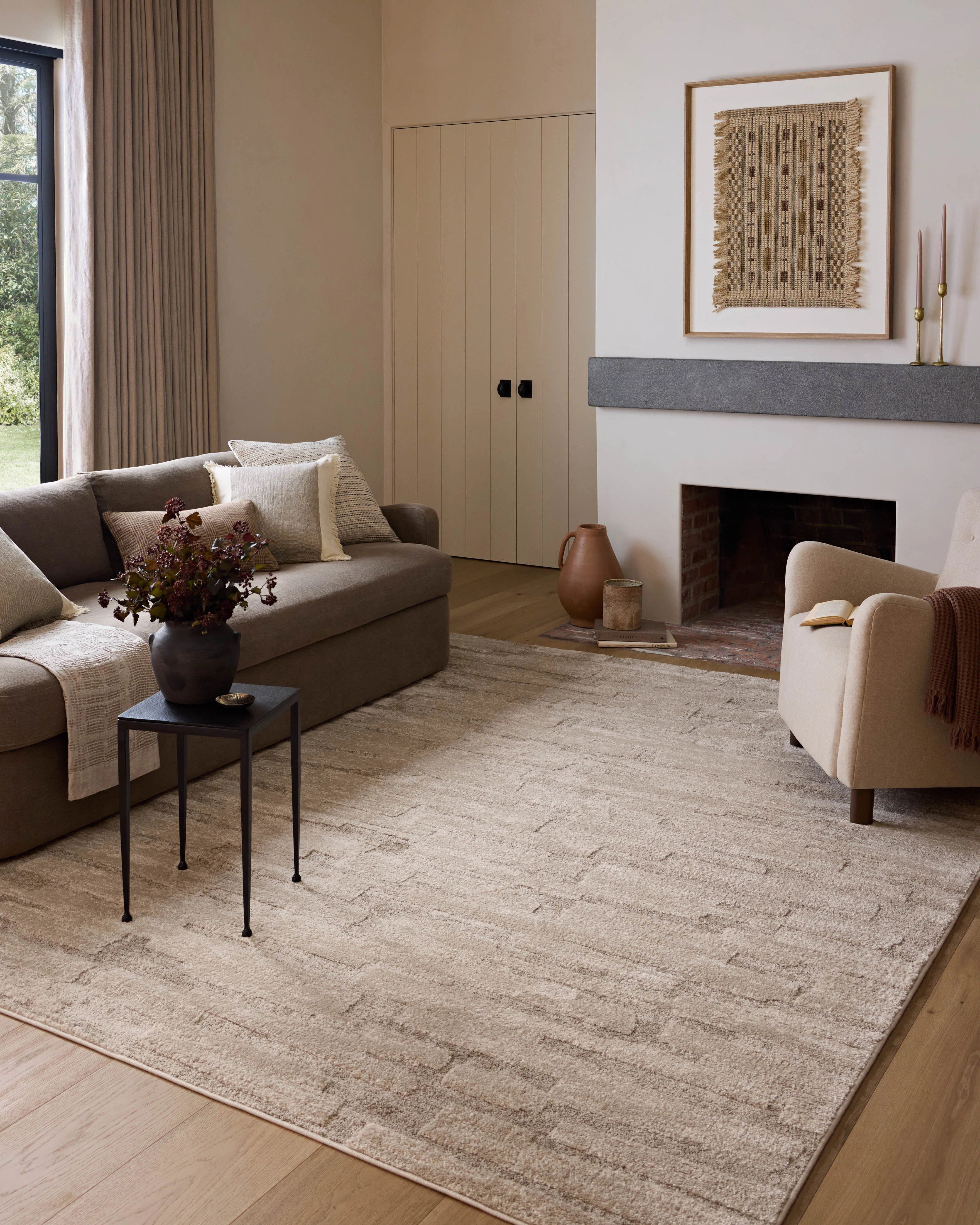 Amber Lewis x Loloi Monty  Taupe / Beige Area Rug | Wayfair North America