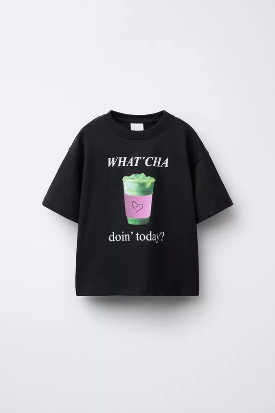 HEAVY WEIGHT PRINTED T-SHIRT | Zara US