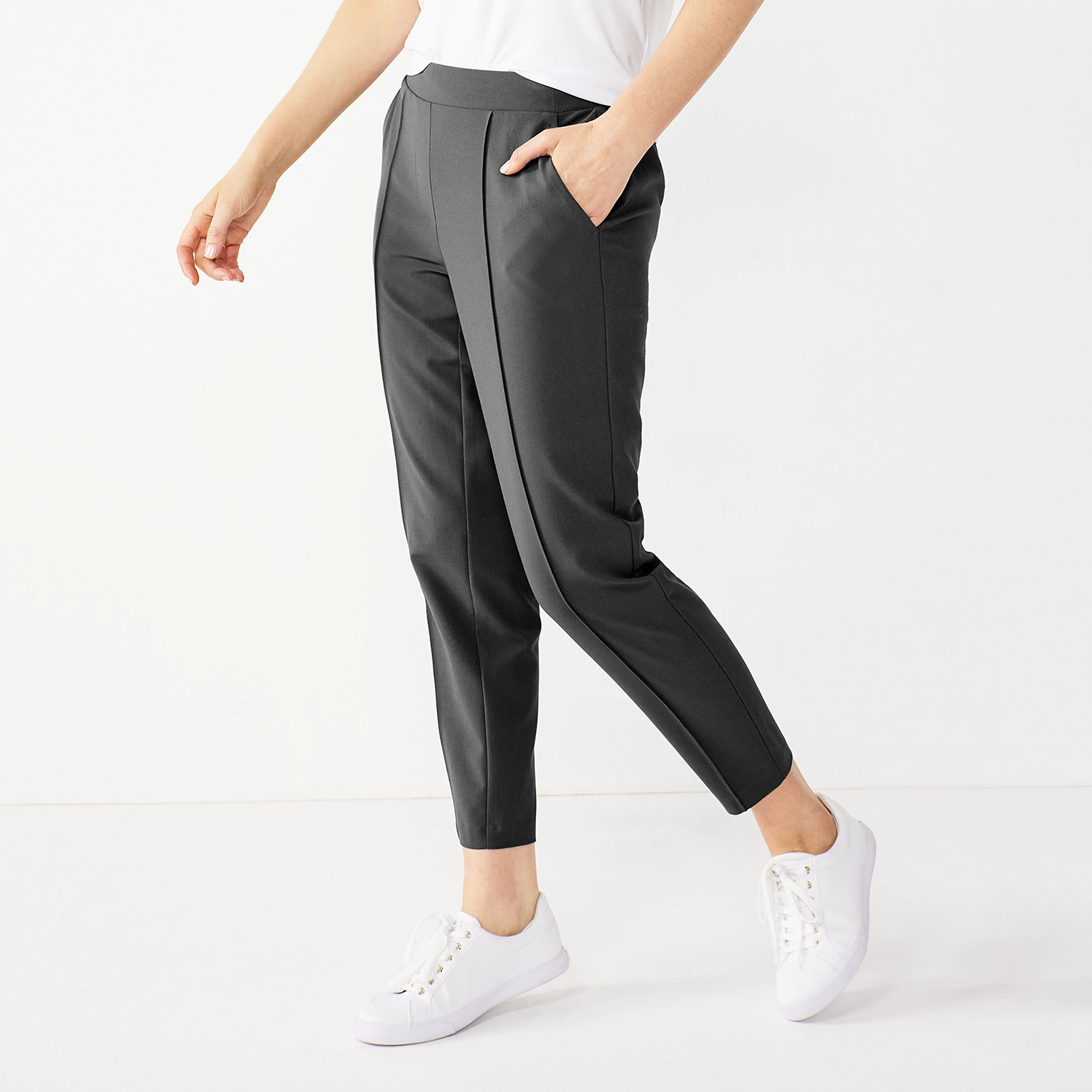 Women's Nine West Relaxed Crop Pull-On Pants | Kohl's