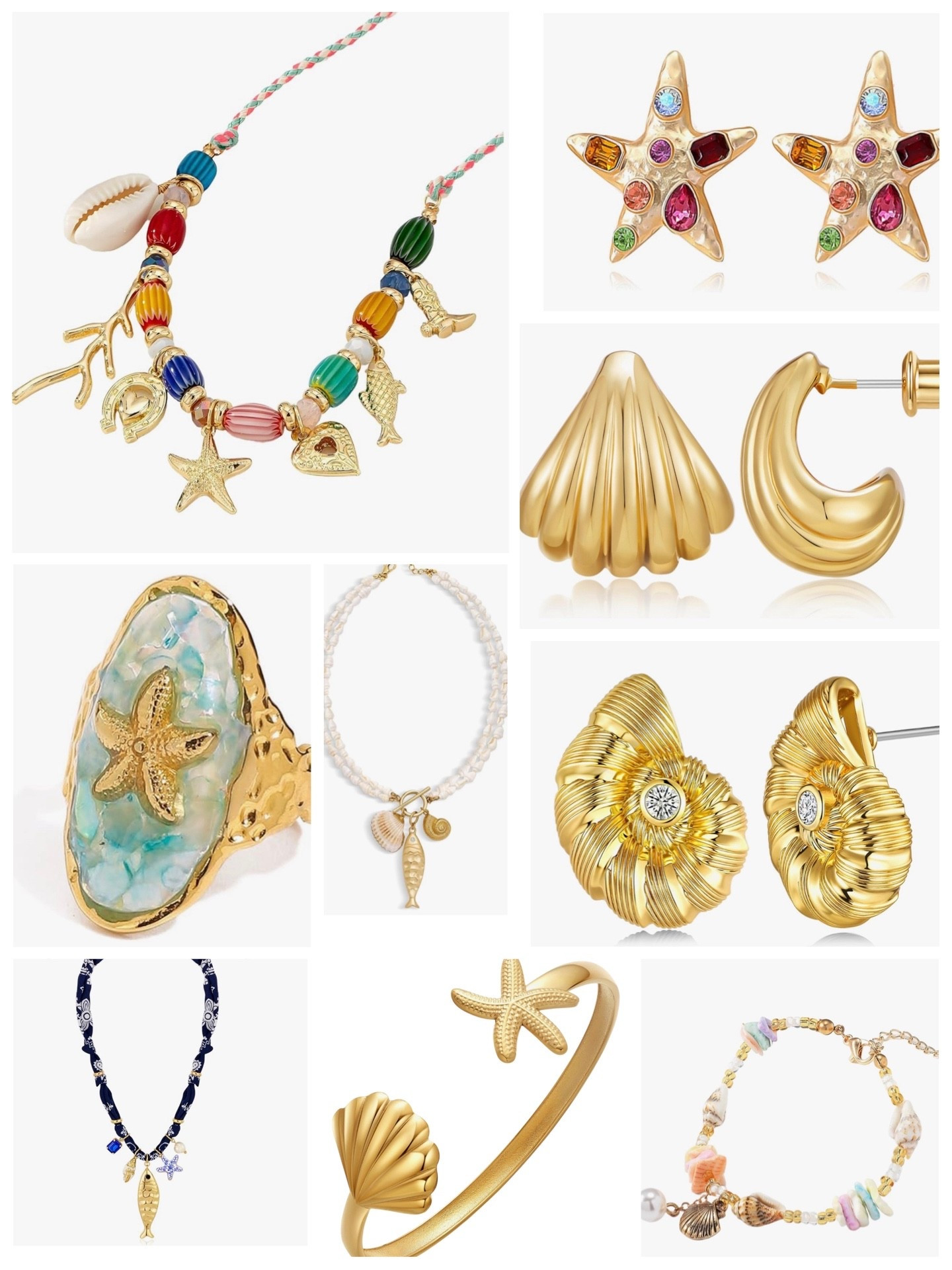 Coastal Gold Shell & Starfish Jewelry Finds from Amazon 🌊✨


The prettiest coastal-inspired jewelry finds! 🐚✨ I’m loving these gold shell earrings, starfish accents, charm necklaces, and beachy bracelets that instantly elevate any summer outfit. These Amazon pieces give major seaside vibes and are perfect for vacation, spring break, or everyday coastal style. So many cute statement earrings and layered necklaces for under $20! 🌊💛

amazon coastal jewelry finds, shell earrings, starfish jewelry, beach inspired accessories, gold shell bracelet, coastal grandmother style, seaside jewelry, summer statement earrings, amazon jewelry under $20, beach vacation accessories, nautical jewelry style

#LTKSwim #LTKOver40 #LTKSeasonal
