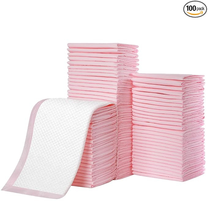 Disposable Changing Pad Liners Pack of 100 Baby Incontinence Changing Pads Diaper UnderPads Ultra... | Amazon (US)