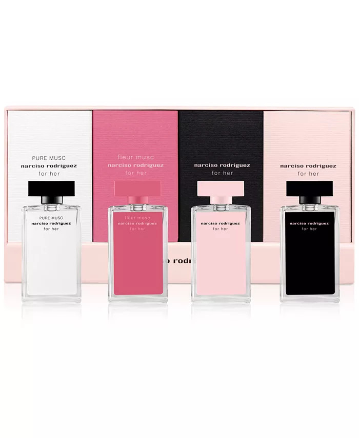 Narciso Rodriguez 4-Pc. For Her Travel Fragrance Gift Set - Macy's | Macy's