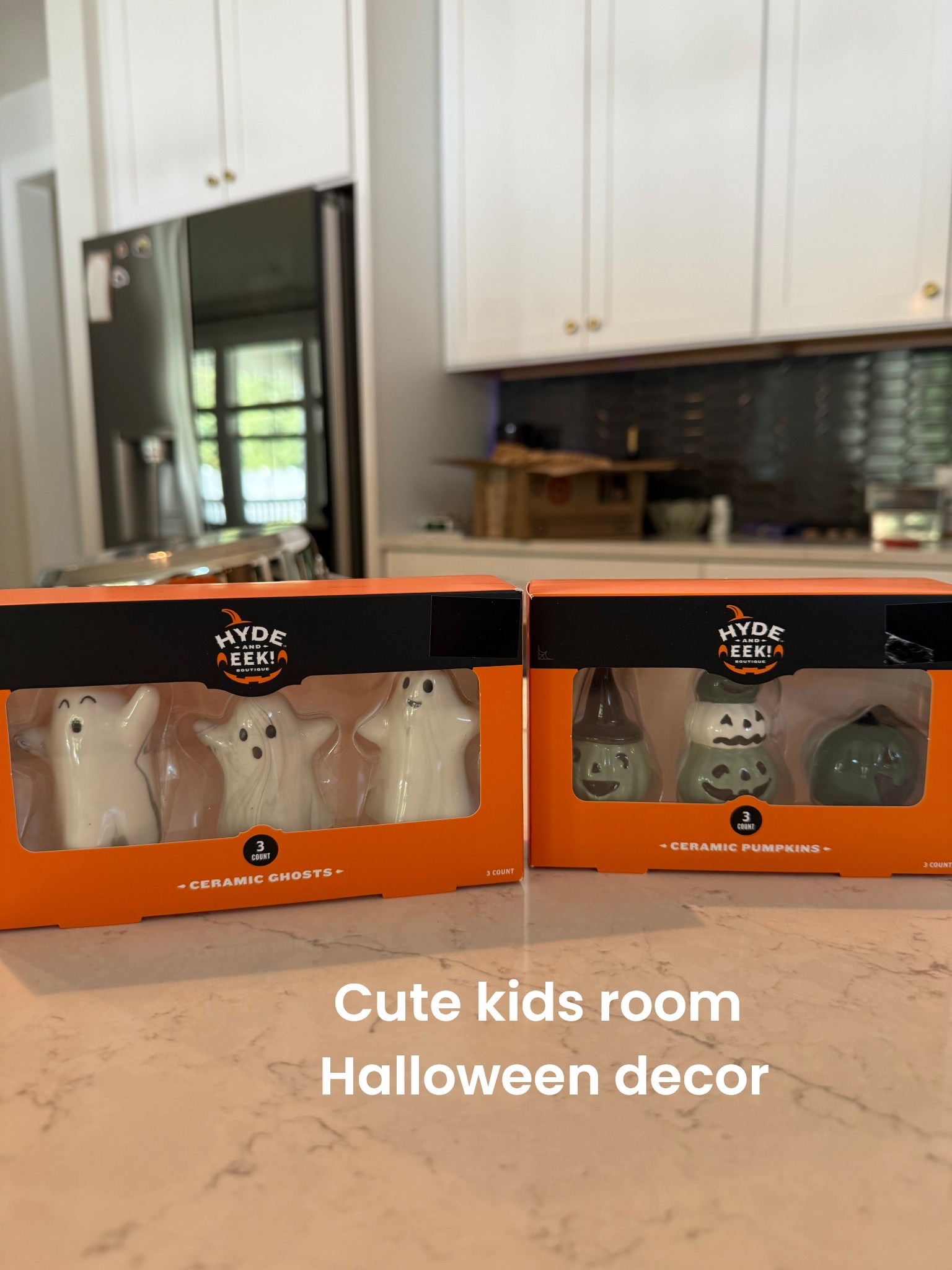 Ok these were A LOT smaller than I thought they would be when I ordered them but honestly, how cute? Little ceramic decor that I will now be using in the boys rooms as Halloween approaches. Only $5 each (so the size makes a lot of sense, really).

#LTKSeasonal #LTKFindsUnder50 #LTKHome