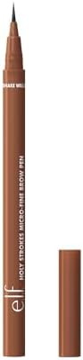e.l.f. Holy Strokes Micro-Fine Brow Pen, Liquid Waterproof Eyebrow Makeup For Detailing & Adding ... | Amazon (US)