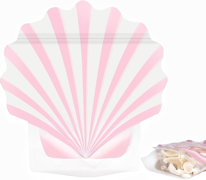 Luvlewen 15pcs Seashell Bags, Hangover Recovery Kit Bags, Beach Party Favor Bags | Amazon (US)