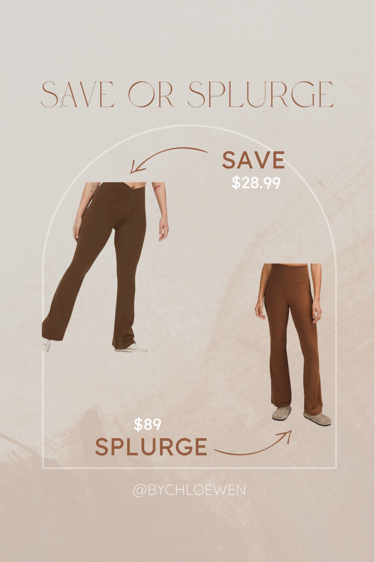 Save OR Splurge: Lululemon Groove Super-High-Rise Flared Pant Nulu!

#winter
#winterfashion
#winterstyle
#winteroutfits
#lululemon
#lululemonleggings
#lululemondupe
#brownleggings
#flareleggings
#leggings
#loungewear

#LTKsalealert #LTKSeasonal #LTKFind